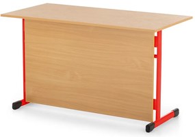 Tanári szék 1 fiókkal, piros - ral 3020
