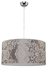 Duolla - Csillár zsinóron ALTO 1xE27/40W/230V átm. 45 cm ezüst