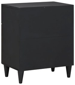 vidaXL Éjjeli asztal fiókkal Sokszínű 50 x 33 x 60 cm Tömör Mangófát