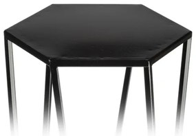 Virágállvány 100x24 cm fekete