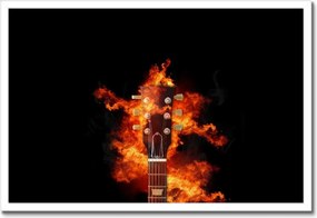 Poszterek keretben 60x40 Lángoló griff