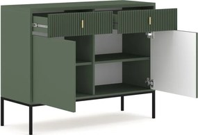 MAGGIORE MA02 2 ajtós 2 fiókos, füstzöld/arany