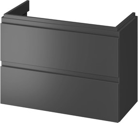 Cersanit Moduo szekrény 79.5x37.5x57 cm Függesztett, mosdó alatti antracit S590-077-DSM