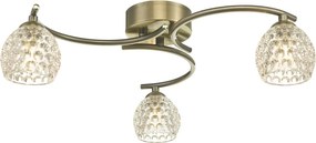 Dar Lighting modern mennyezeti lámpa nakita antik sárgaréz darnak5375-06
