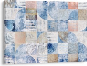 Kép - Geometrikus formák a falon (70x50 cm)