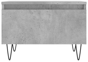 2 db betonszürke szerelt fa dohányzóasztal 50 x 46 x 35 cm