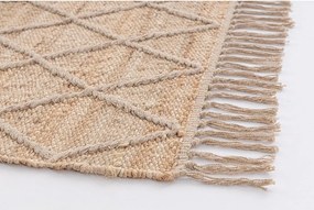 Natúr színű kézi szövésű juta szőnyeg 60x90 cm Shaila – Yes Everyday