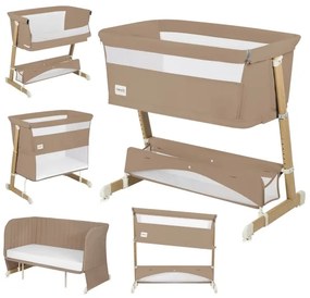 Lionelo - THOMI PLUS 5 az 1-ben babaágy, bézs karamell