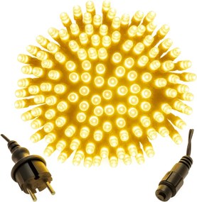 Karácsonyfa lámpák 500 Led Állandó fény 38m Meleg fehér IP44 Kültéri
