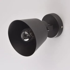 Brilagi - Fali spotlámpa TECHNO 1xE27/60W/230V fekete