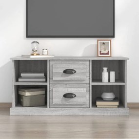 szürke sonoma színű szerelt fa TV-szekrény 99,5x35,5x48 cm