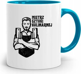 Kék Szakács Bögre A Kulináris Művészet Mestere fényképes nyomtatással