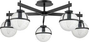 Hinkley Lighting Hollis HK-HOLLIS-5-C-BK Plafonlámpa 5x40 W/E14 ip44