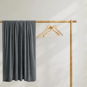 Mic sötétszürke mikroszálas takaró, 220 x 240 cm - DecoKing