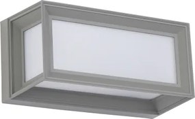 Brilagi - LED kültéri fali lámpa mozgásérzékelővel PARKER LED/12W/230V szürke IP44
