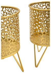 Fém virágtartó állvány szett 2 db-os ø 16 cm (magasság 20 cm) Piny – Mauro Ferretti