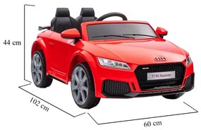 Elektromos autó Audi TT piros