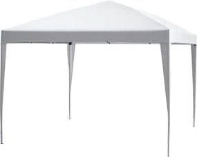 Outsunny Pavilon cca. 3x3m, vízlepergető Stabil Télálló Összecsukható Pavilon, UV Védelem, Összecsukható Fesztivál sátor Kert sátor táskában, Kert Pav