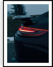 Poszter 50x70 autó Porsche 911 Turbo, Sportos, Ikonikus, Autós Ajándék