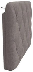 tópszínű szövet fejtámla párna 80 cm