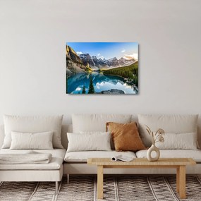 Kép - Kanada, Banff Nemzeti Park, Moraine Lake (üvegen) (70x50 cm)