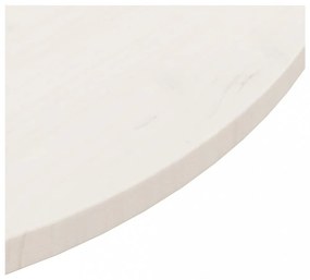 fehér tömör fenyőfa asztallap Ø90 x 2,5 cm