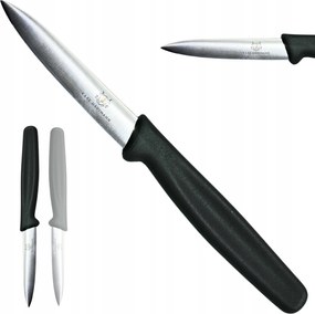 8 cm-es egyenes fekete konyhakés Karl Hausmann