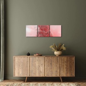 A vörös füst képe (órával) (90x30 cm)