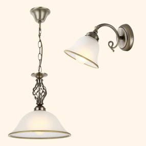 Brilagi - NOSTALGIA láncos csillár 1xE27/60W/230V