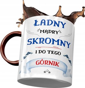 Bordó Bögre Bányásznak Szép Okos Szerény Nyomtatott Fotóval