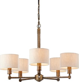 ENDON 71345 INDARA Modern Csillár Barna, Ekrü E14 IP20