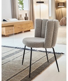 Szürke étkezőszék szett 2 db-os Aniela – Kave Home