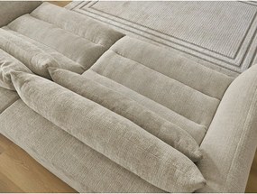 Bézs zsenília kanapé 276 cm Neil – Bobochic Paris