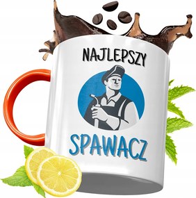 Narancssárga Bögre Hegesztőnek Tökéletes Ajándék fényképes nyomtatással