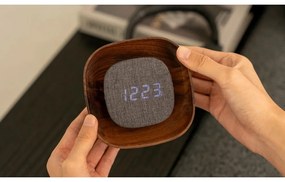 Digitális ébresztőóra Lumos Walnut – Gingko