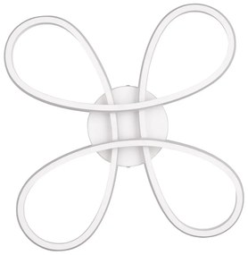 Fehér LED mennyezeti lámpa 40x40 cm Fly – Trio