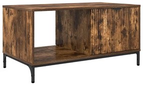 Dohányzóasztal Füstölt tölgy 90 x 49 x 46 cm Faanyag