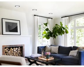 Eglo 31744 - LED fényerőszabályozható fürdőszobai lámpatest FUEVA-Z 10,5W/230V IP44 fekete