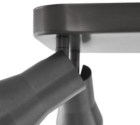 Modern mennyezeti spotlámpa GU10, 50 mm-es négyzet alakú, 4 fényforrásos - Stanley