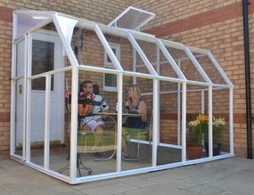 Sun Room Palram - Canopia 2 x 3,24 m-es fehér teraszbeépítés