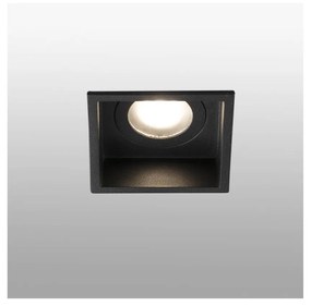 FARO HYDE fürdőszobai süllyeszthető lámpa, fix, fekete, GU10 foglalattal, IP44, 40117