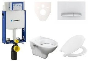 Fali WC szett Geberit befalazáshoz + Ceramia S-Line Pro WC 110.302.00.5NR8