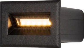 MAYTONI O045SL-L3B3K BOSCA Kültéri Falba Építhető Lámpa Fekete LED