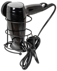 Vacuum-Loc® Milazzo fekete fali hajszárító tartó - Wenko
