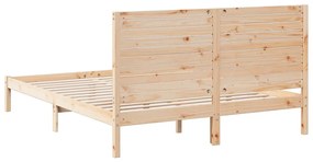 tömör fa extra hosszú ágykeret matrac nélkül 140 x 210 cm