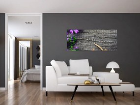 Kép - réti virágok (120x50 cm)