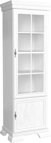 Vitrines szekrény KRW1, fenyő andersen, KORA