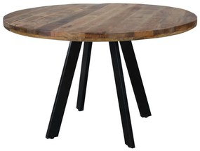 Kerek étkezőasztal Thunder 120 cm mangófa