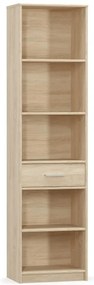 Nyitott könyvespolc 1S, tölgy sonoma, TEYO