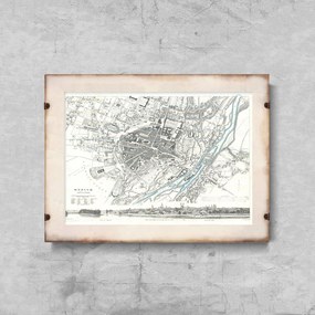 Poszter képek Poszter képek A Liverpool régi térképe